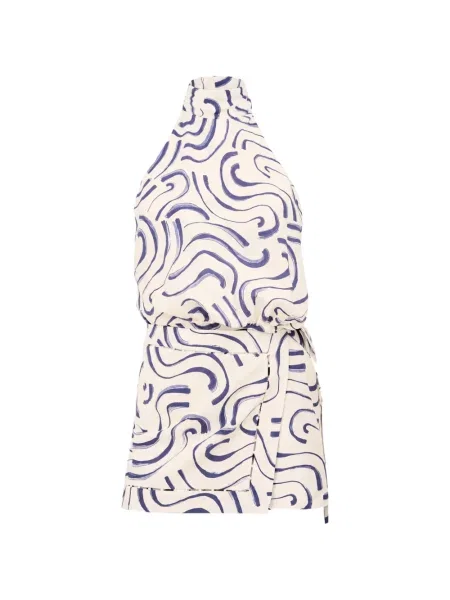 Rochie mini Alexis cu imagine cu imprimeu abstract