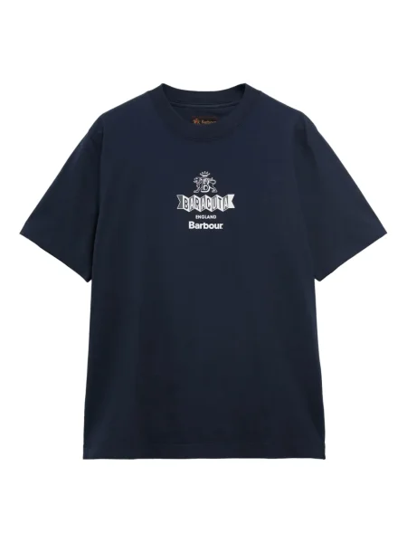 Tricou Barbour scurt albastru