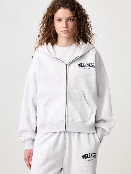 Sporty & Rich Wellness Ivy hanorac cu din pentru femei