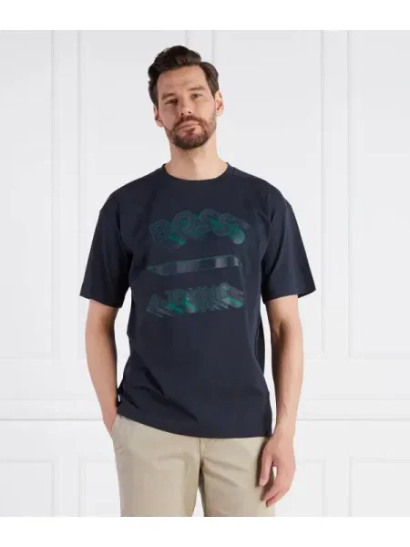 BOSS GREEN Tricou Boss x AJBXNG Talboa AJ 1 | Relaxed fit verde