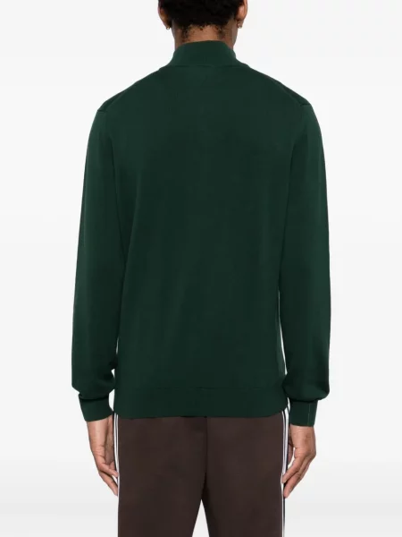 Hanorac Lacoste cu broderie verde