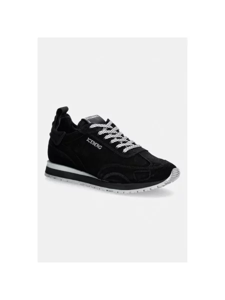 Sneakersy Iceberg skórzane czarne