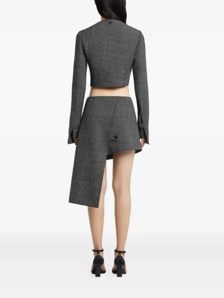 Fusta mini Courreges gri