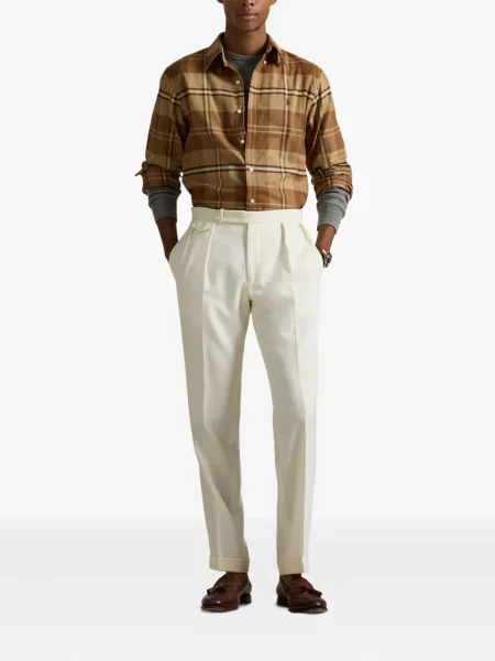 Șapcă Polo Ralph Lauren cu model herringbone din țesătură twill cu imagine albastru