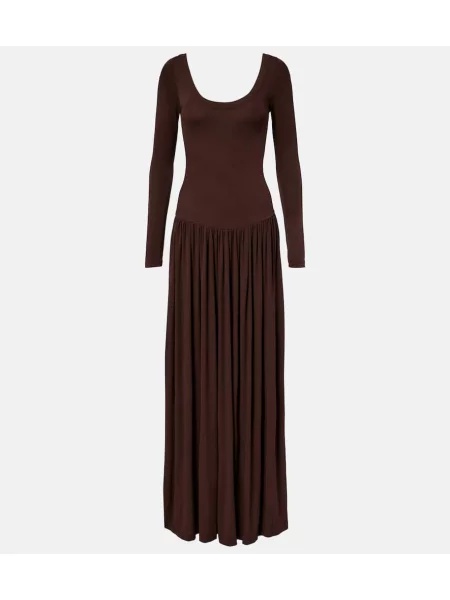 Rochie maxi Aya Muse de costum maro