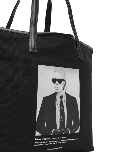 Karl Lagerfeld geantă de K/ESSENTIAL negru maro