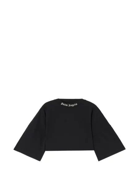 Cropp tricou Palm Angels cu autograf negru