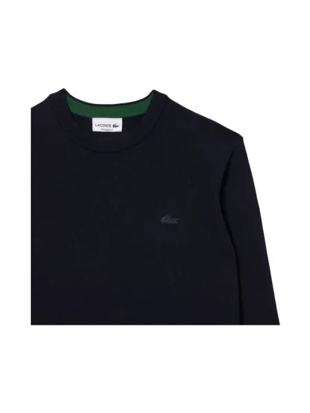 Bluza Lacoste wełniana niebieska