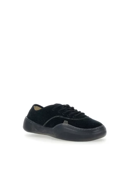 Sneakersy Erl z logo czarne
