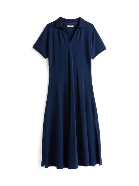 Šaty Tommy Hilfiger modrá
