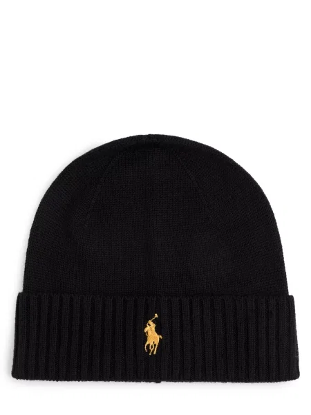 Polo Ralph Lauren Σκούφος χρυσοκίτρινο μαύρο