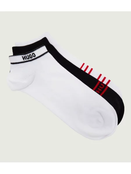 Hugo Bodywear Șosete/tălpici 3 pack As Nautical CC alb