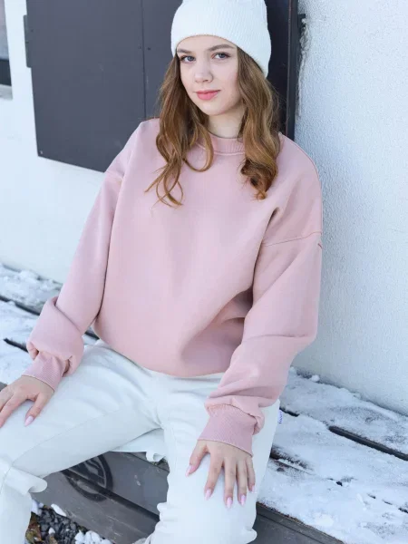 Світшот KAZKOVA рожевий