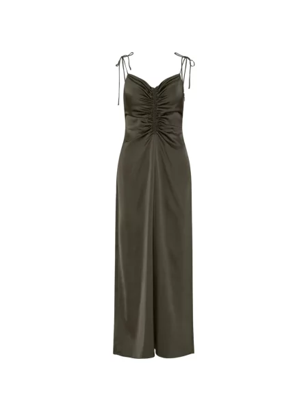 Rochie maxi Rotate Birger Christensen cu decolteu în V verde