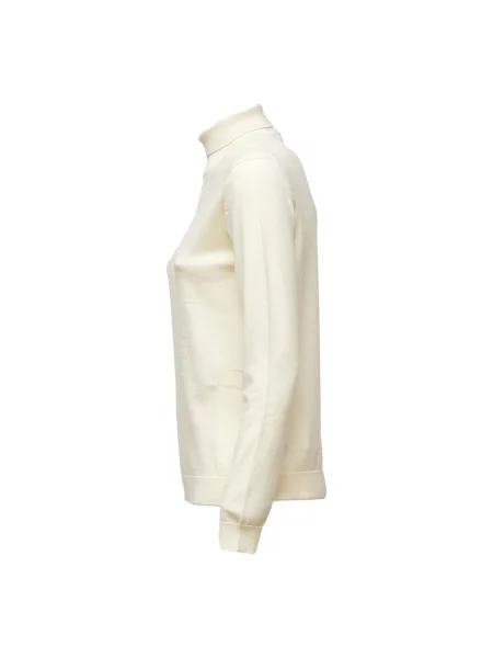 Sweter z golfem Weekend Max Mara do golfa biały