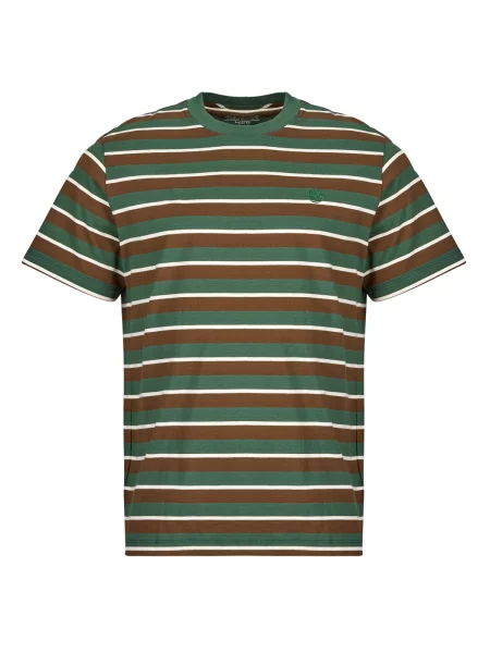 Tricou Timberland cu dungi maro