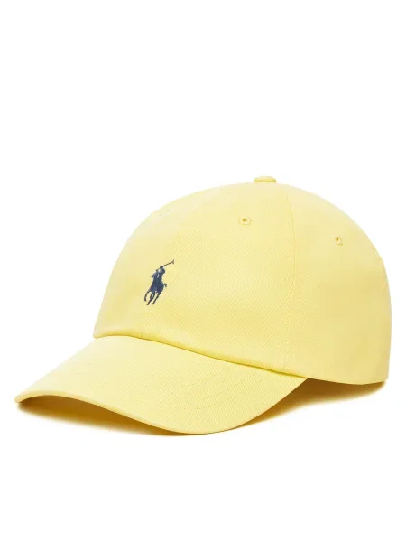 Шапка с козирка Polo Ralph Lauren жълто