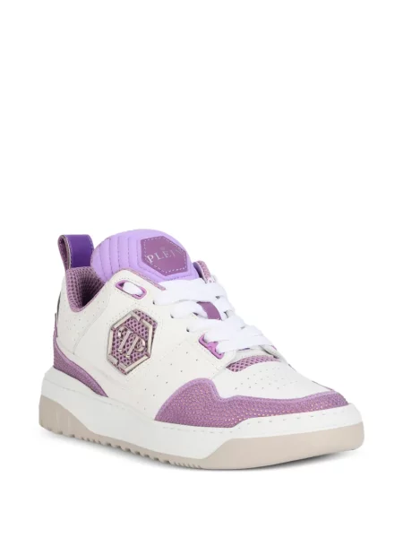 Sneakers Philipp Plein με κορδόνια με δαντέλα λευκό