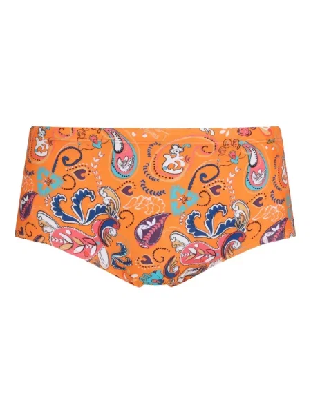Chiloți Amir Slama cu imagine cu model paisley portocaliu