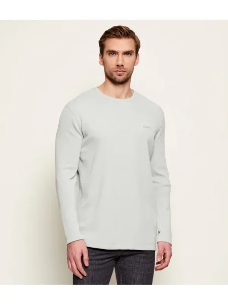 Tricou mânecă lungă Boss Orange gri