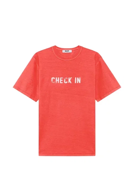 Tricou Msgm cu imagine roșu