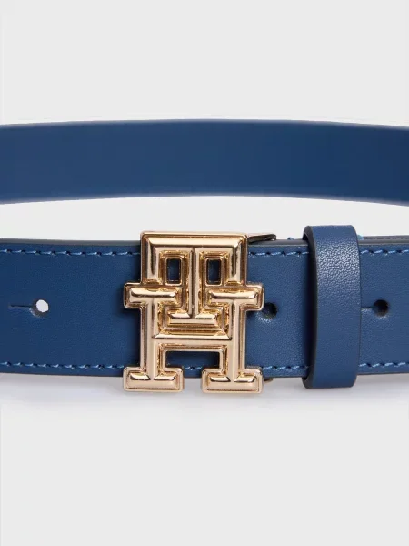 Жакардовий ремінь Tommy Hilfiger синій