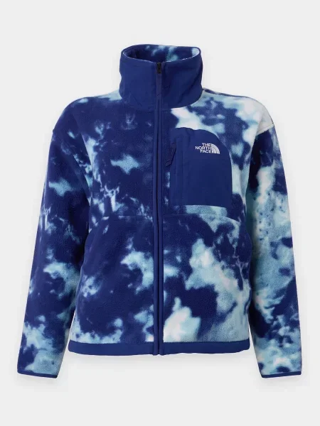 THE NORTH FACE Fleecová mikina YUMIORI OFF PEAK nebeská modř / pastelová modrá / tmavě modrá bílá