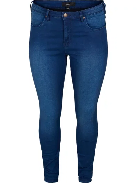 Zizzi Jeans denim albastru