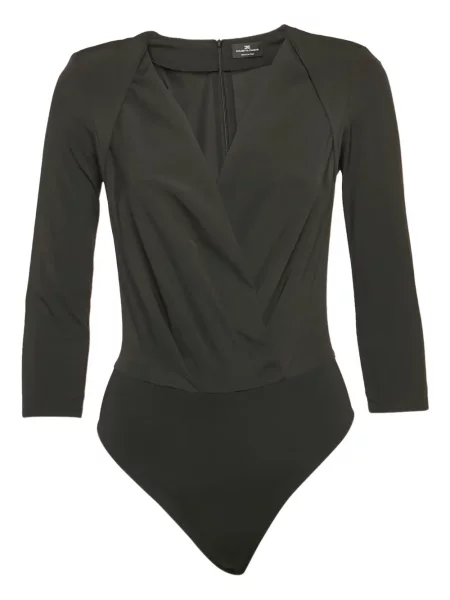 Body Elisabetta Franchi cu decolteu în V negru