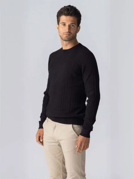 TEESHOPPEN Pulover Pullover negru