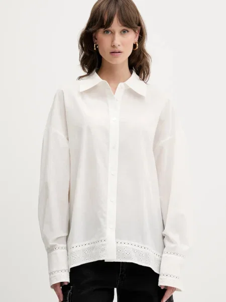 IRO cămașă din cu guler clasic relaxed bej