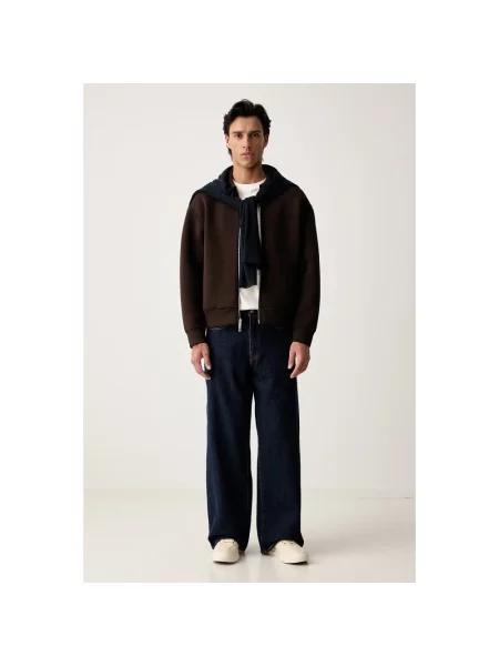 Levi's jeansy wide leg BAGGY WIDE LEG niebieskie