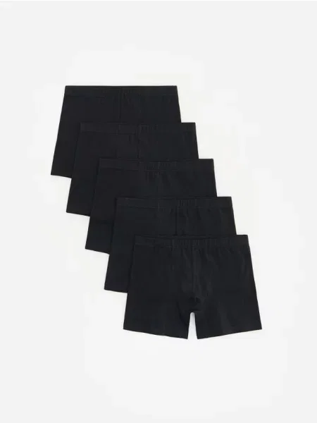 Reserved Set de 5 perechi de boxeri long negru