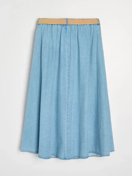 Джинсовая рубашка Sinsay синий