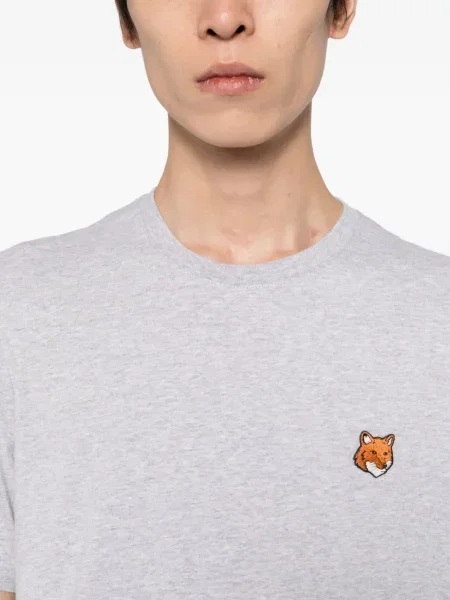 Tricou Maison Kitsune gri