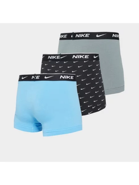 Strečové boxerky Nike s potiskem šedé