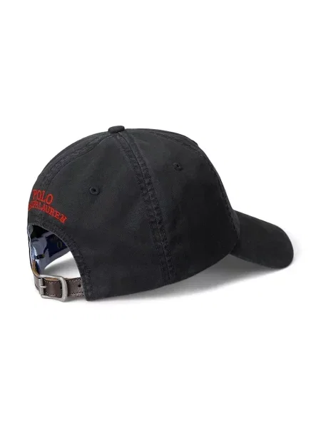 Polo Ralph Lauren Kapa svetlo rjava / rdeča bela črna