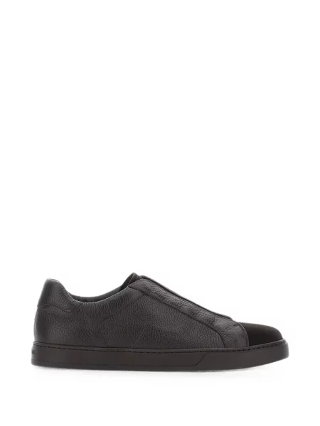 Sneakerși Doucal's din piele maro