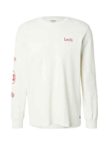 LEVI'S ® Tricou LSE RELAXED GRAPHIC roșu / lână alb