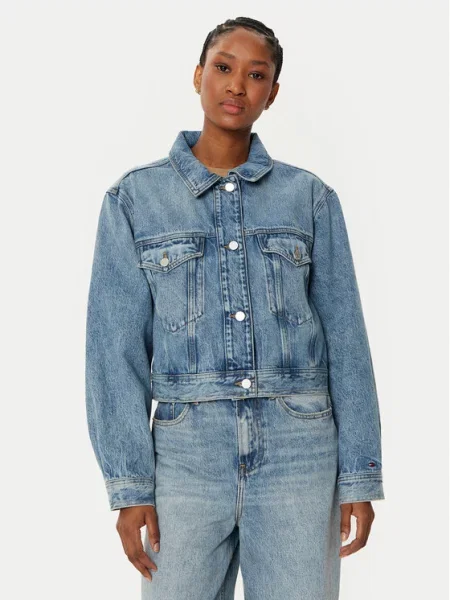 Τζιν μπουφάν Tommy Hilfiger μπλε