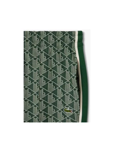 Spodnie dresowe Lacoste zielone