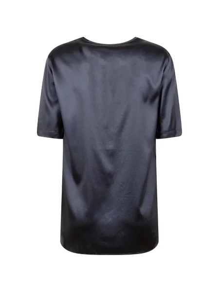 Tricou Her Shirt din satin albastru