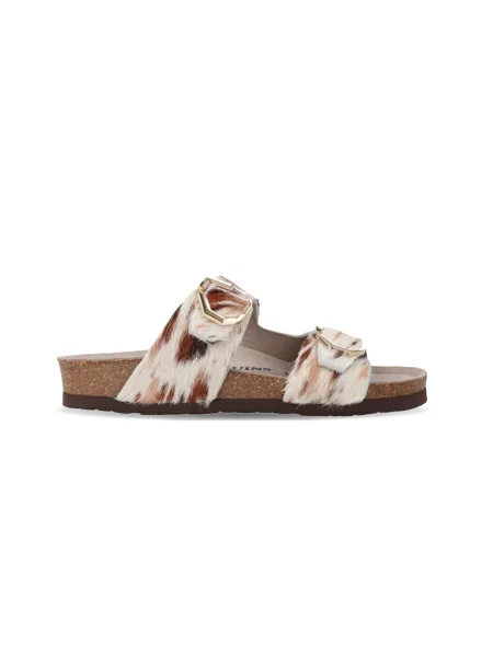Genuins Gelan Leather Cow Kobiety Sandały Genuins Wielobarwny Size: