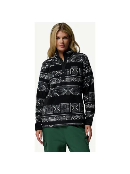 Polar Columbia Benton Springs Printed Half Zip czarny XS biały