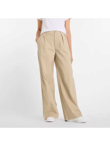 Spodnie New Balance – beżowe