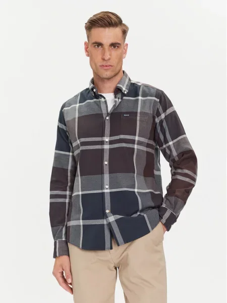 Barbour Koszula Dunoon granatowy