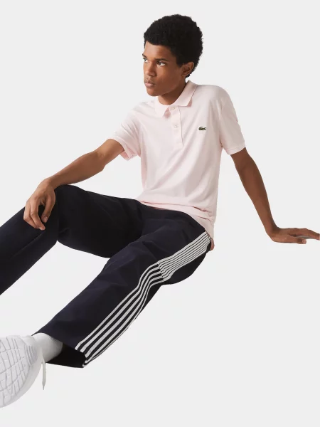 Поло Lacoste розовое
