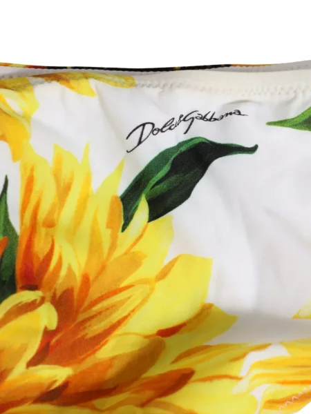 Бикини Dolce & Gabbana с принт връзки бяло