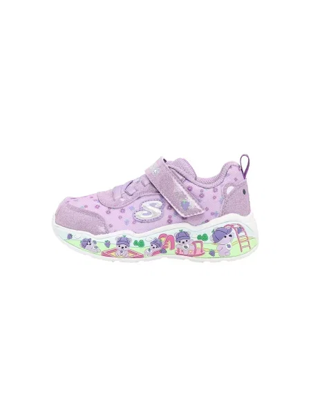 Sneakerși copii Skechers verde