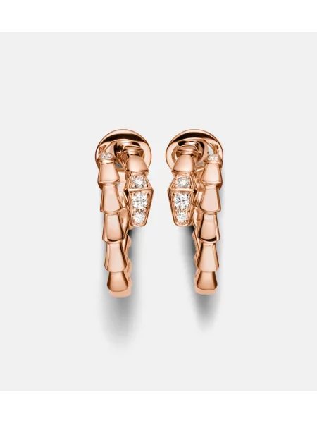 Обеци Bvlgari розово